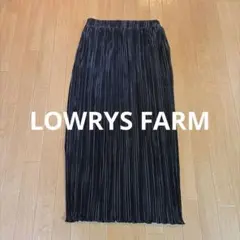 【美品】LOWRYS FARM タイトスカート　黒