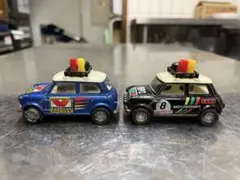 メーカー不明　ミニクーパー　ミニカー　２台セットのサムネイル