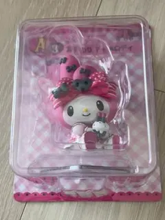 【新品】マイメロ クロミ Happyくじ A賞 フィギュア おすわり2個セット