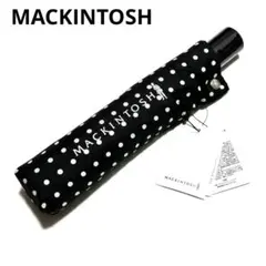 新品 マッキントッシュ 折りたたみ傘 エアー ドット柄 MACKINTOSH 新品】MACKINTOSH マッキントッシュ ドット 折り畳傘 ワンタッチ開閉