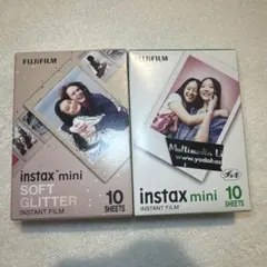 FUJIFILM instax mini Soft Glitter 10枚入り