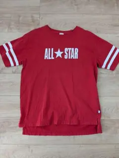 CONVERSE ALL STAR Tシャツ Lサイズ レッド