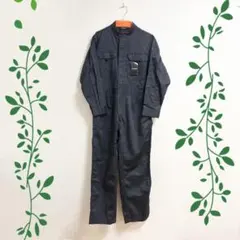 【新品】つなぎ カバーオール 作業服 ツナギ ネイビー 紺 TC つなぎ服