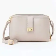 NATURAL BEAUTY BASIC ターンロック3層ショルダーバッグ