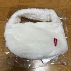 Pearly Dew フワもこ プチトート ホワイト　ポーチのサムネイル