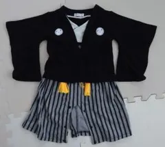ベビー服 羽織袴風ロンパース 80cm