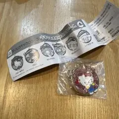 サンリオキャラクターズ　キラキラ透明メタルチャーム　キティ