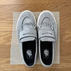 VANS スリッポン ローファー グレー