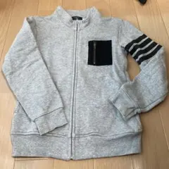 GLAZOS スウェットジャケット 140cm グレー
