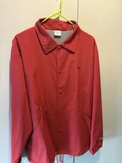 【Champion コーチジャケット／レッド】