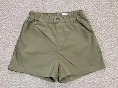 女の子ショートパンツdevrock 130cm オリーブ色　カーキ色　半ズボン