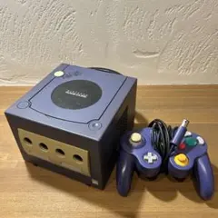 【ジャンク品】ゲームキューブ 本体 コントローラー バイオレット