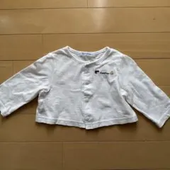 familiar カーディガン 70cm ホワイト