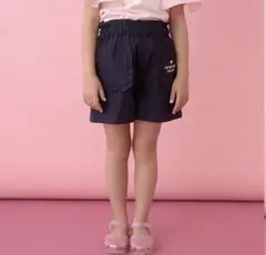 【未使用品】Lycee mine ネイビー キッズ　ショートパンツ 130cm