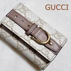 【 正規品・中古 】 GUCCI 〈グッチ〉GGスプリーム 6連 キーケース