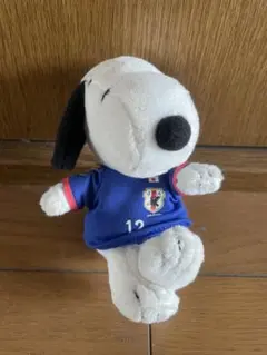 スヌーピー サッカー　日本代表ユニフォーム ぬいぐるみ