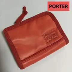 PORTER L字ファスナー コンパクト ウォレット ミニ財布