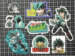 ヒロアカ 緑谷出久 シール 9点 フレークシール デク