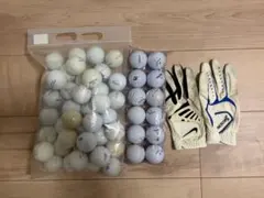 ゴルフグローブ　ゴルフ手袋　nike srixon ロストボールセットのサムネイル