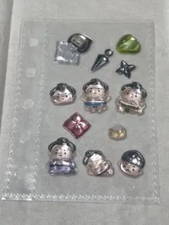 SALE中⚫️和柄ボンボンドロップシールお相撲さん、忍者、おにぎりおすそ分け正規品