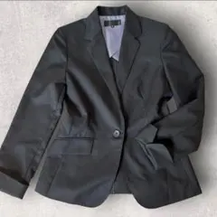 極美品✨ UNTITLED シルク混 テーラードジャケット 3 黒 日本製のサムネイル