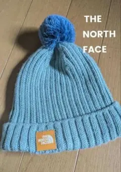 THE NORTH FACE babyカプッチョリッド水色ニット帽ほぼ未使用