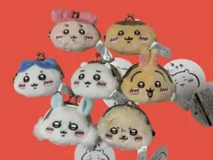 【匿名配送】 ちいかわ ミニがま口ポーチ 7種類 まとめ売り 新品未使用