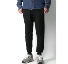 GRAMICCI クールマックスニットナローリブパンツ ブラック 黒色