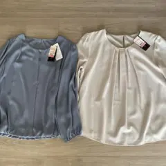 【新品タグ付】CLOSHI Biz Mサイズ 長袖ブラウス 2点セット