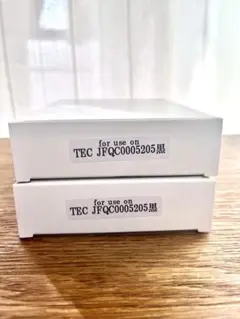 TEC JFQC0005205黒 インクリボン2個セット