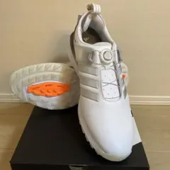 新品 アディダス アディパワー 26 BOA スパイクレス28cm 白シルバー