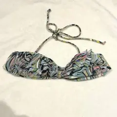水着 パンドゥ ビキニ レディース ビキニトップ フリル 総柄のサムネイル