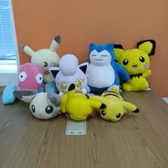 タグ付 ポケットモンスター　めちゃもふぐっとぬいぐるみ他 8点　ばら売り不可