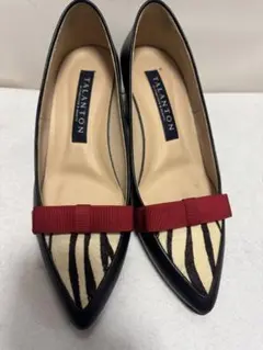 美品　TALANTON ゼブラ柄　23cm