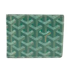 GOYARD ゴヤール マネークリップ 二つ折り財布 グリーン ABランクのサムネイル