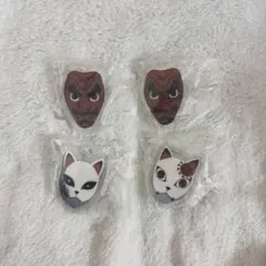 鬼滅の刃 お面アクリルバッジ