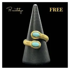 【新品】 再入荷 人気 ターコイズ ブルー リング フリーサイズ 最高品質 上品