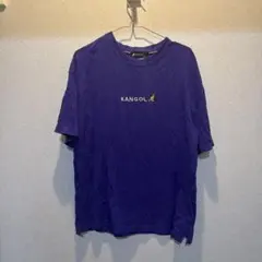 KANGOL Tシャツ パープル Mサイズ 刺繍のサムネイル
