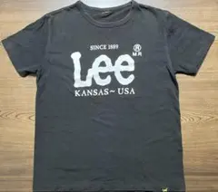 Lee リー バックプリント Tシャツ 黒 M