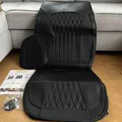 爽快空冷 シートクーラー 車用 送風ファン 黒 シートカバー メッシュ 