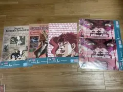 ジョジョ一番くじ　クリアポスター5点セット