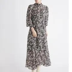 FRAY I.D ヴィンテージフラワープリントボウタイワンピース