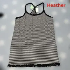 キャミ キャミソール ボーダー フリル Heatherのサムネイル