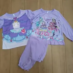 【新品 未使用】名探偵 プリキュア パジャマ 3点セット　110cmのサムネイル