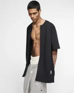 希少★NIKE ナイキ×フィアオブゴッド　NBAウォームアップ半袖トレーナー　L 2025年最新】fear of god nike warmの人気アイテム - メルカリ