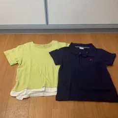 カジュアルTシャツとポロシャツセット　90cm