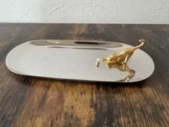 ミキモト ジュエリートレイ パール 猫 アクセサリー　小物入れ