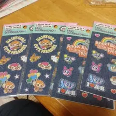 新品☆エンジェルブルー☆デイジーラバーズ デニムファブリックステッカー☆2種類