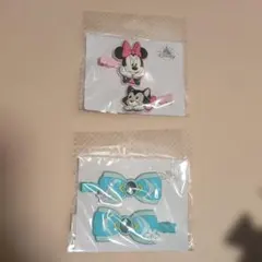 Disney ヘアクリップ 4個セット