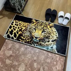 【新品未使用】絵画風絨毯　カーペット　玄関用　風景　玄関　廊下　絵画　イラン 新品未使用】絵画風絨毯 カーペット 玄関用 風景 玄関 廊下 絵画